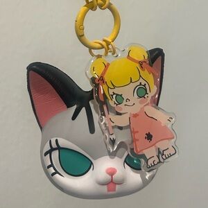 POP MART Baby Molly & Baby Tabby - Squishy Charm Keychain Bag Charm